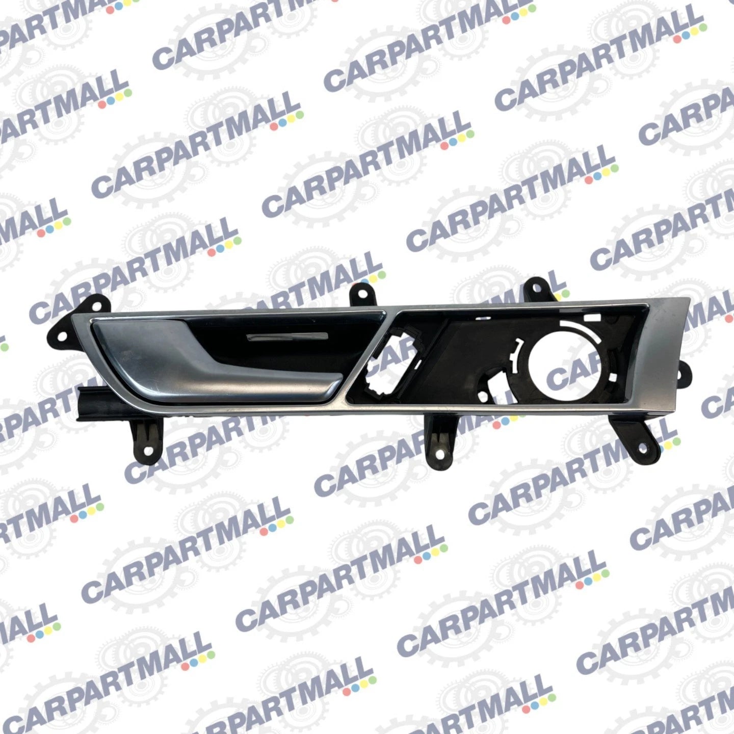 05-11 AUDI A6 QUATTRO FRONT LEFT DRIVER INNER DOOR HANDLE W/ BEZEL 4F0837019C