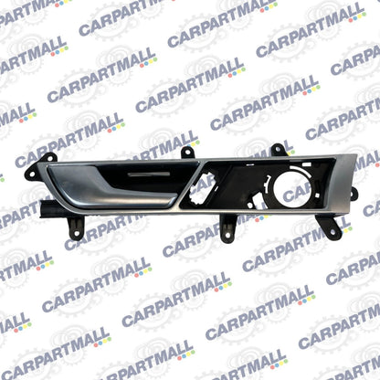 05-11 AUDI A6 QUATTRO FRONT LEFT DRIVER INNER DOOR HANDLE W/ BEZEL 4F0837019C