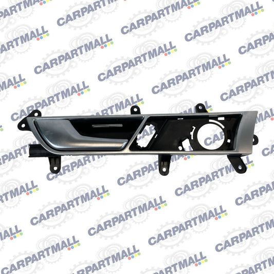 05-11 AUDI A6 QUATTRO FRONT LEFT DRIVER INNER DOOR HANDLE W/ BEZEL 4F0837019C