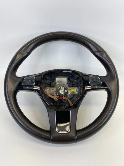 11-17 VOLKSWAGEN TOUAREG STEERING WHEEL W/ MULTIFUNCTIONAL SWITCHES 7P6-419-091