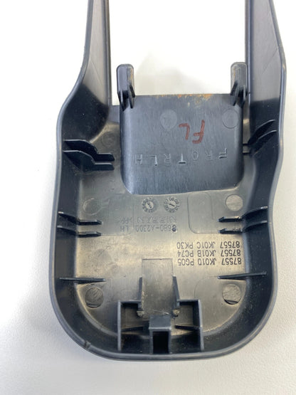 08-13 INFINITI G37 07 08 G35 FRONT LH DRIVER SEAT TRACK COVER TRIM 87557JK01 OEM