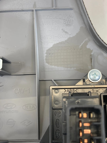 11-13 HYUNDAI ELANTRA DASH LIGHT RHEOSTAT & STABILITY CONTROL SWITCH PANEL OEM