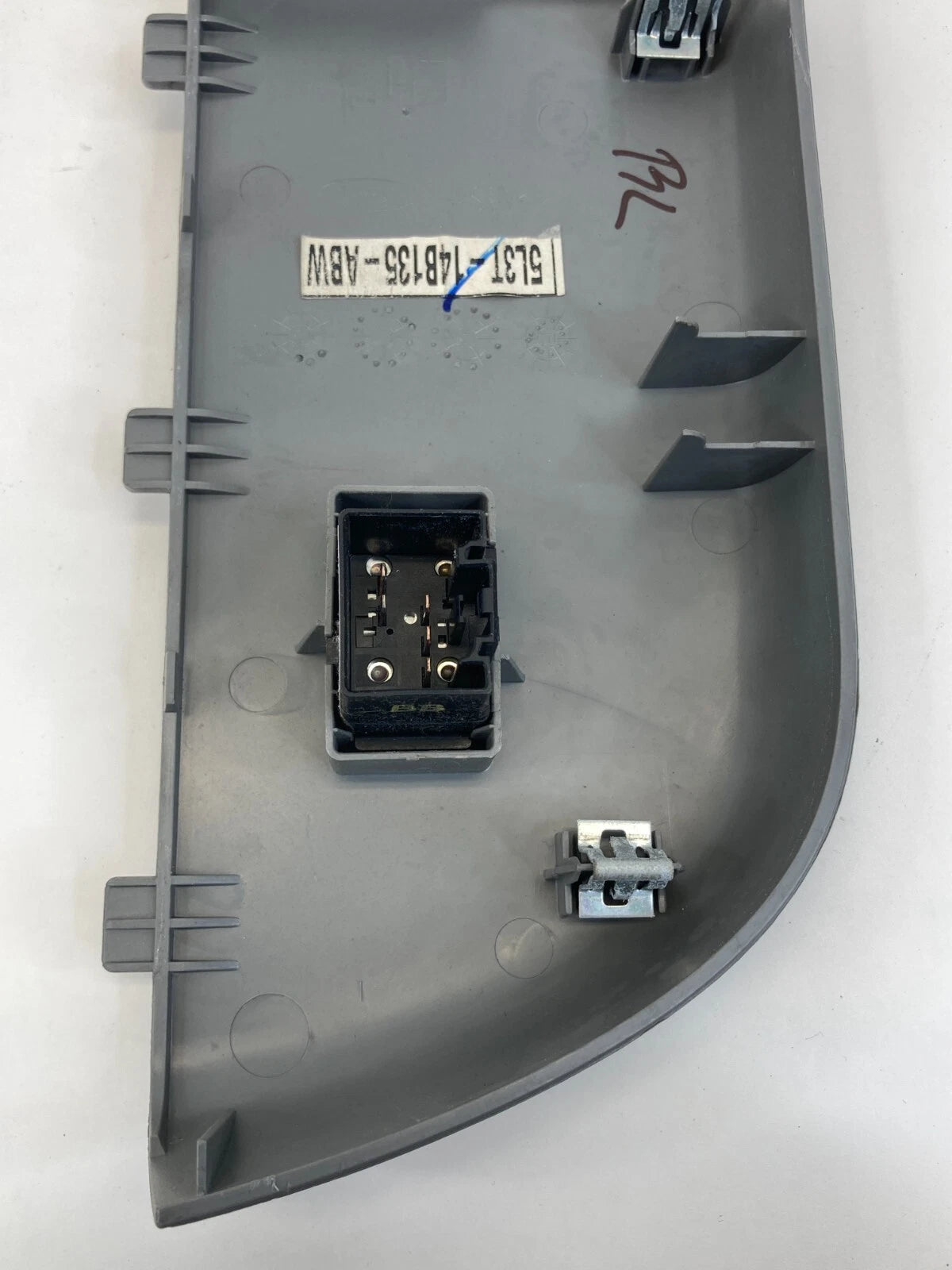 04-08 FORD F-150 REAR LEFT DOOR WINDOW SWITCH BEZEL OEM FACTORY 5L3T-14B135-ABW