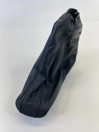06 07 BMW 530XI EMERGENCY PARKING BRAKE BOOT HANDLE COVER LEATHER 34427034091