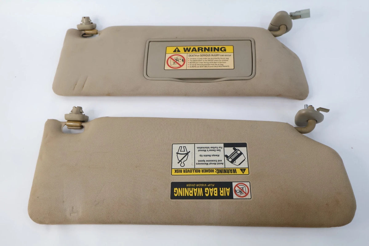2006-2014 HONDA RIDGELINE ROOF LEFT & RIGHT SUNVISOR SUN VISOR PAIR SET OEM