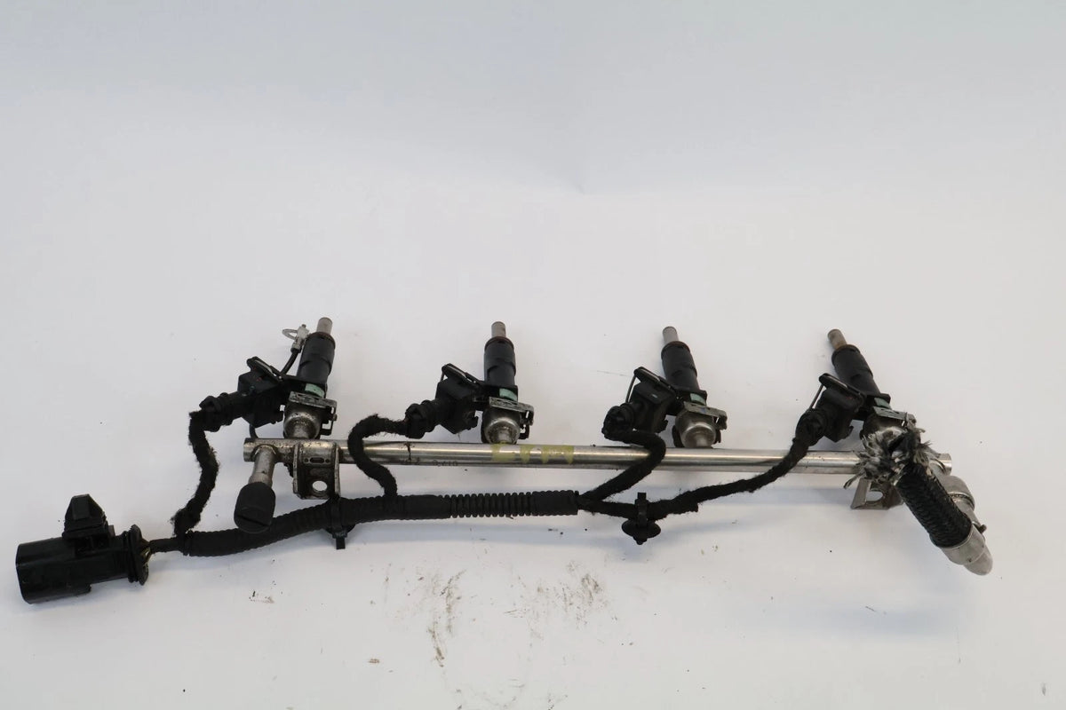 2011-2015 CHEVROLET CRUZE 1.8L FUEL INJECTORS RAIL ASSEMBLY WITH HARNESS OEM