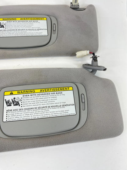 2007-2009 LEXUS RX350 SUV LEFT & RIGHT SUN VISOR SHADE SET PAIR W/ ILLUMINATED