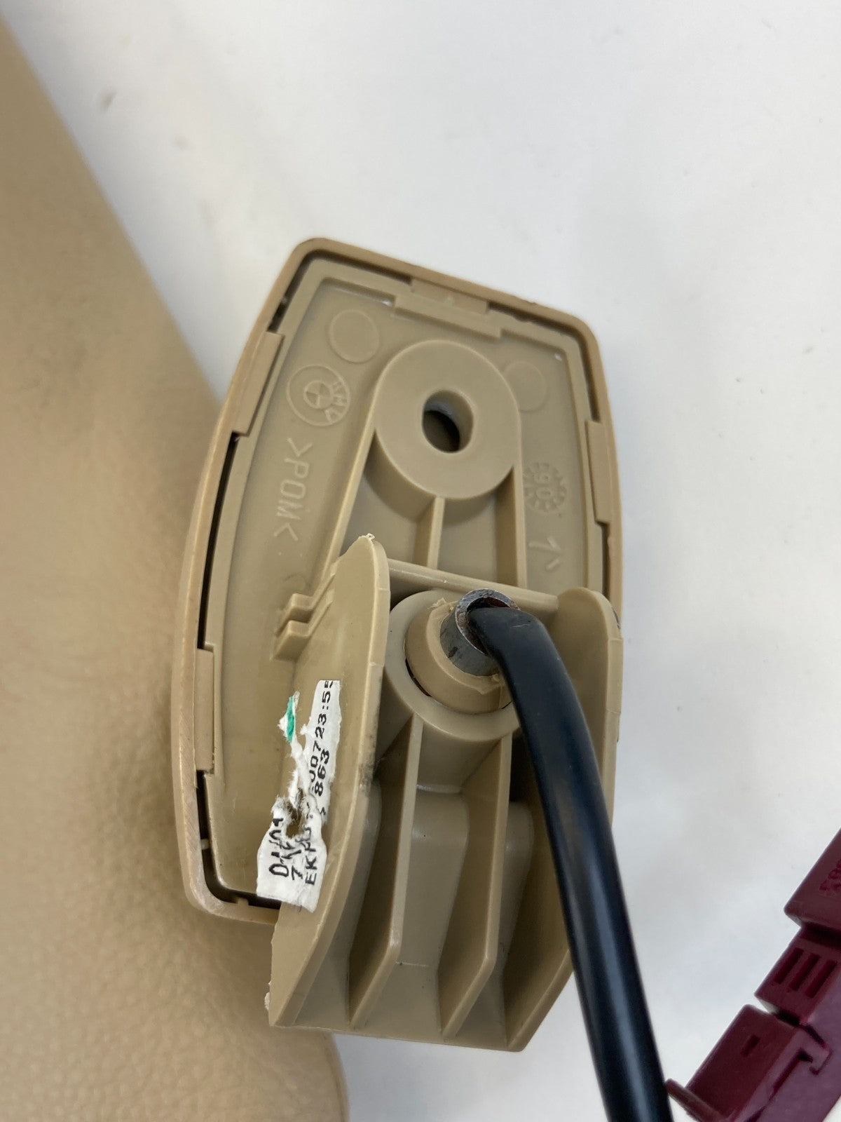 2004-2007 BMW 525i 530i Sunvisor Left & Right Sun Visor Shade Set Pair Assembly