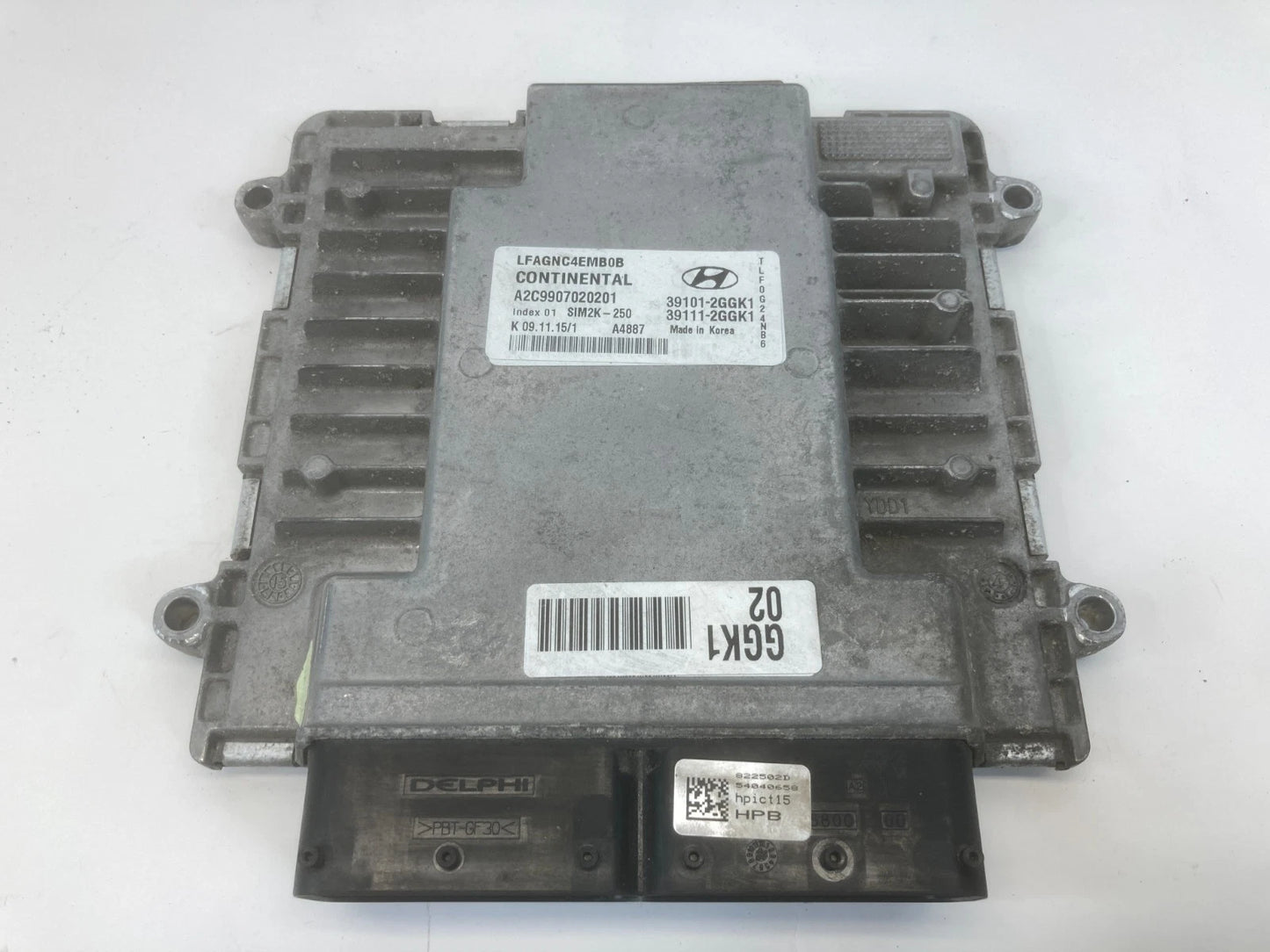 2015-2017 HYUNDAI SONATA 2.4L ENGINE COMPUTER CONTROL MODULE ECU ECM 39101-2GGK1