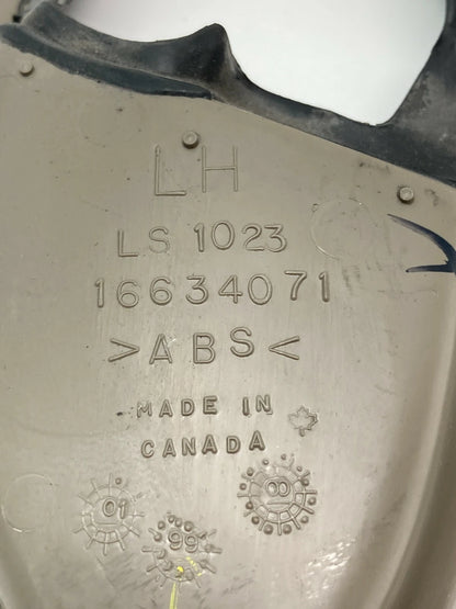 00-05 PONTIAC BONNEVILLE REAR LEFT DOOR INNER DOOR HANDLE BEZEL TRIM 16634071