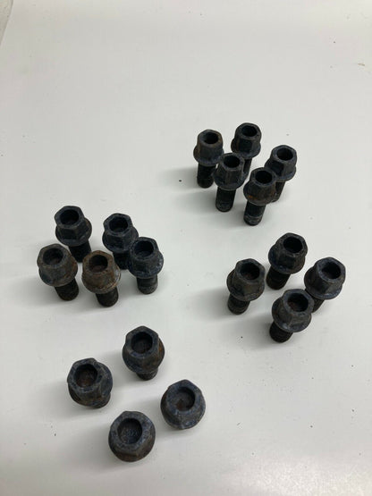 01-05 BMW 325i 01-06 325Ci 325xi Wheel Rim Ball Lug Bolt Stud Nut 18 Pieces Set