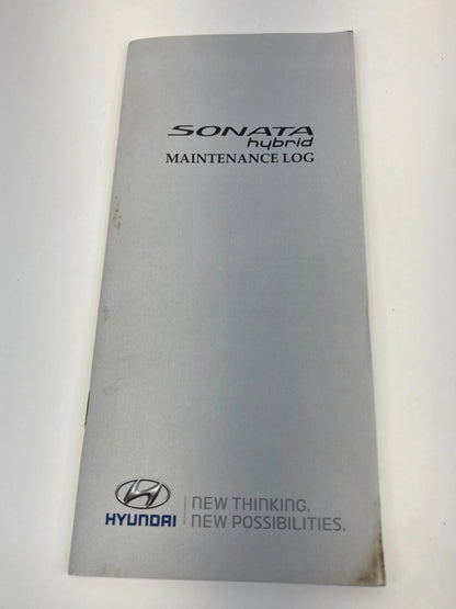 2013 HYUNDAI SONATA HYBRID OWNER'S MANUAL INFORMATION GUIDE HANDBOOK SET W/ CASE