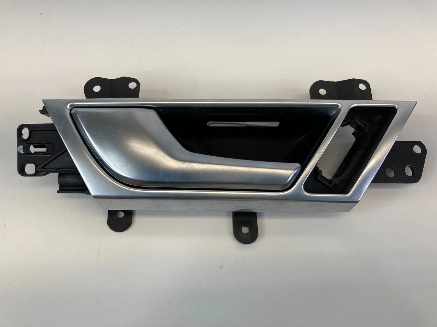 05-11 AUDI A6 QUATTRO REAR LEFT SIDE INNER DOOR HANDLE W/ BEZEL 4F0839019E OEM