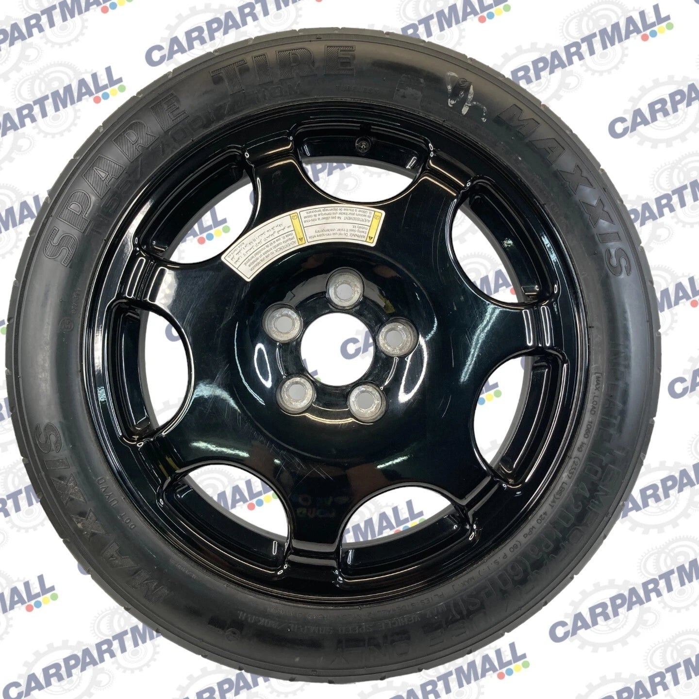 09-19 FORD FLEX EMERGENCY ALUMINUM WHEEL SPARE TIRE T155/70/D17 110M R17 17" OEM