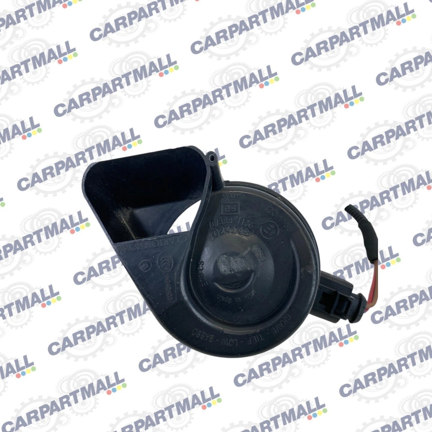 09 10 11 12 13 14 15 16 AUDI A4 A4 QUATTRO LOW NOTE HORN SIREN ALARM ASSEMBLY