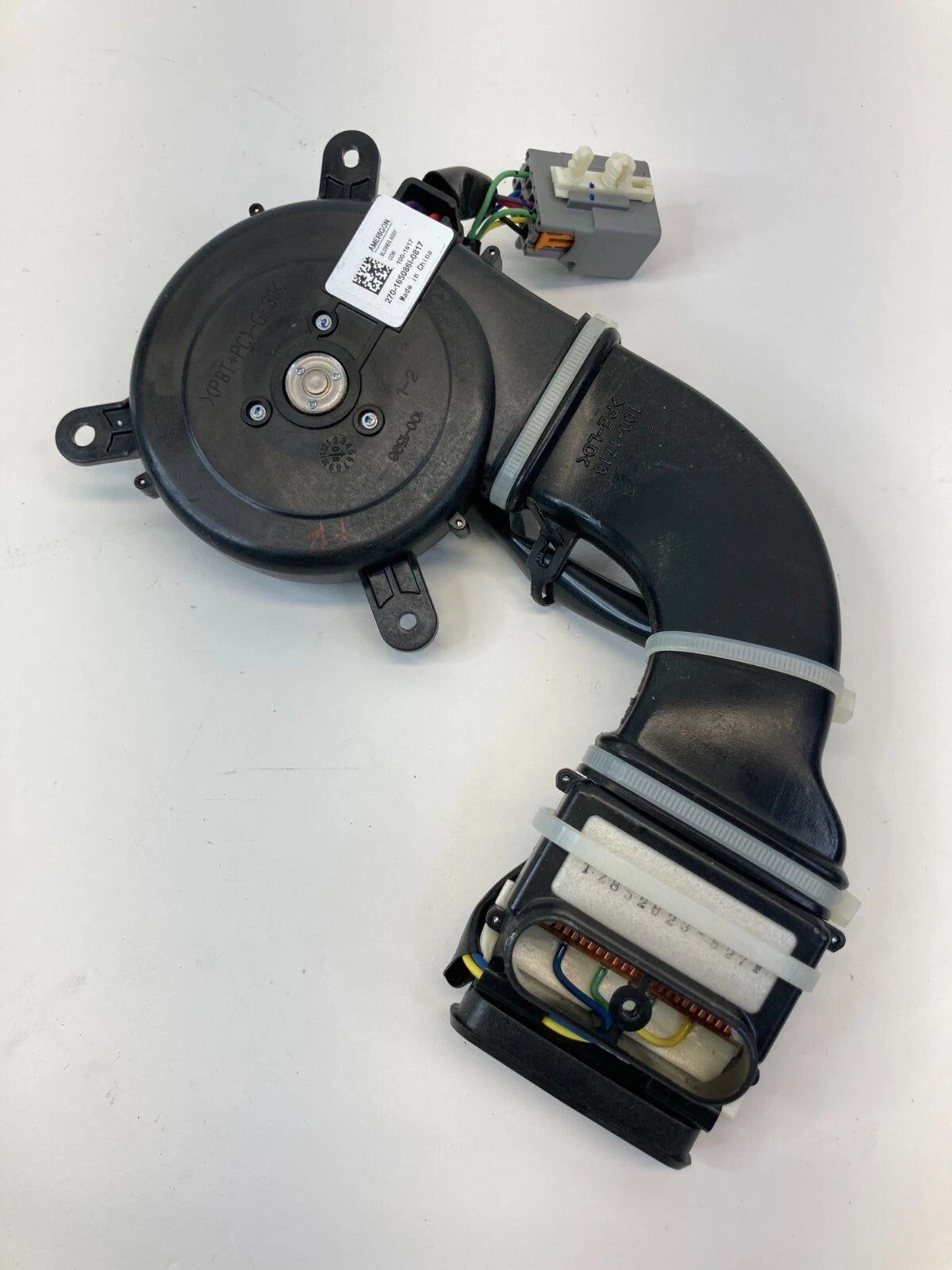 09-15 JAGUAR XF FRONT RIGHT PASSENGER SEAT LOWER BLOWER MOTOR FAN L0096111-AC02