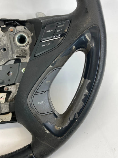11-14 HYUNDAI SONATA STEERING WHEEL W/ PADDLE AUDIO & CRUISE CONTROL 56110-3Q450