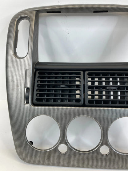 02-05 FORD EXPLORER CENTER AC CLIMATE CONTROL DASH RADIO BEZEL TRIM 4L24-7804302