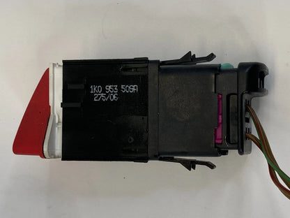 05-10 VOLKSWAGEN JETTA HAZARD EMERGENCY WARNING CONTROL SWITCH 1K0-953-509A OEM