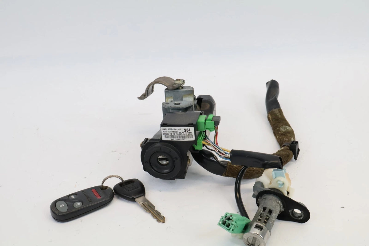 98-02 HONDA ACCORD IGNITION SWITCH TRUNK LOCK CYLINDER W/ KEY 39730-S84-A020 OEM