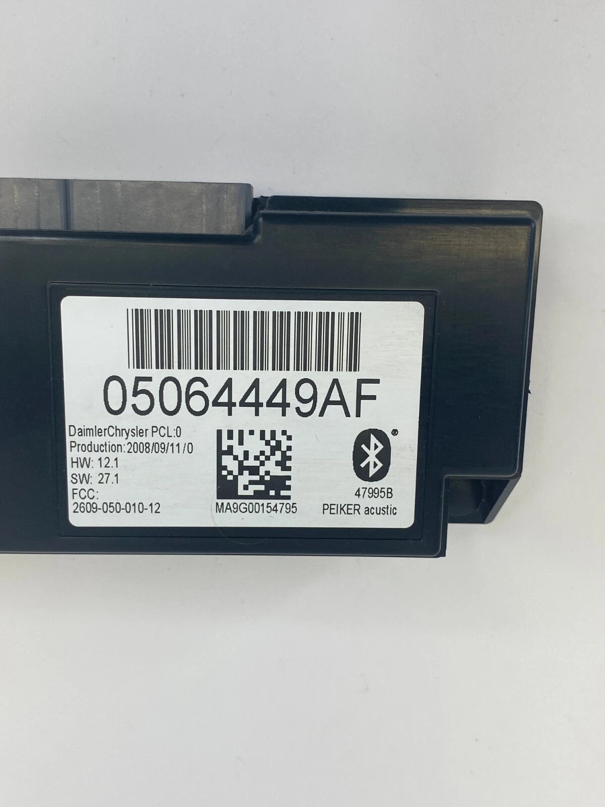 09-14 VOLKSWAGEN ROUTAN 4.0L TELEMATICS BLUETOOTH CONTROL MODULE 05064449AF