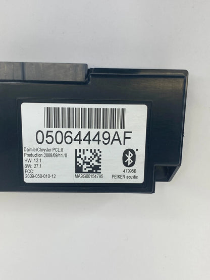 09-14 VOLKSWAGEN ROUTAN 4.0L TELEMATICS BLUETOOTH CONTROL MODULE 05064449AF