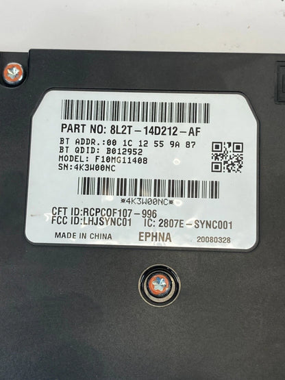 2008 FORD FOCUS SYNC COMMUNICATION CONTROL MODULE COMPUTER UNIT 8L2T-14D212-AF