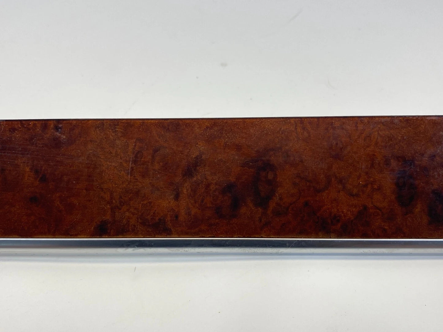05-11 AUDI A6 QUATTRO REAR LEFT BACK SIDE DOOR TRIM MOLDING WOOD OEM