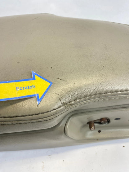 2003-2011 LINCOLN TOWN CAR CENTER CONSOLE ARMREST COVER LID W/ STORAGE TAN OEM