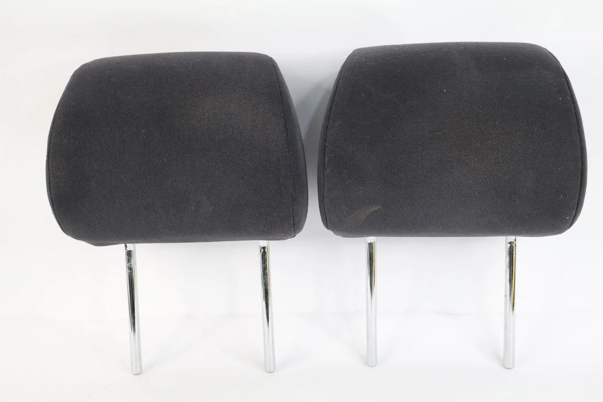 03-09 TOYOTA 4RUNNER FRONT SEAT HEADRESTS HEAD REST LH RH SET CLOTH DK GRAY OEM