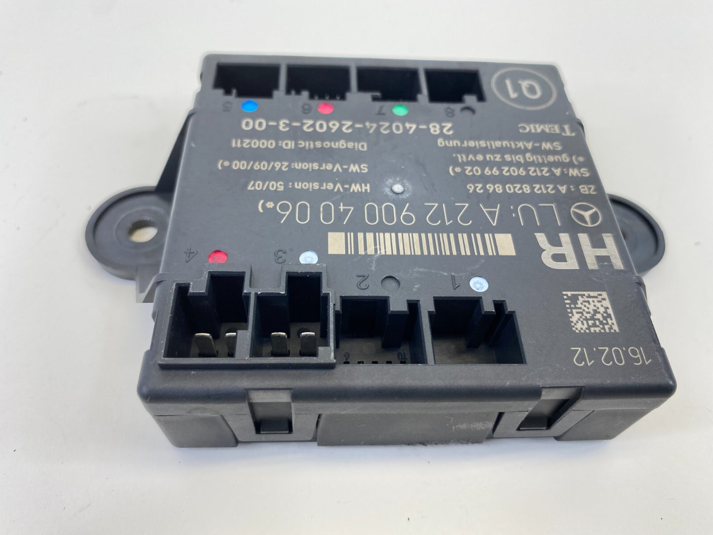 2006-2016 Mercedes-Benz E350 Rear Right Side Door Control Module A2129004006