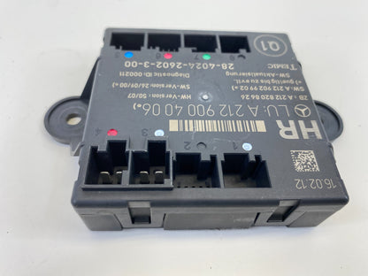 2006-2016 Mercedes-Benz E350 Rear Right Side Door Control Module A2129004006