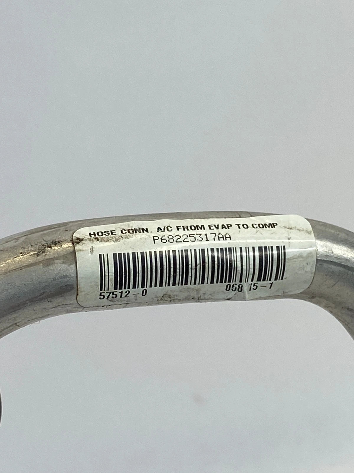 2012-2016 FIAT 500 1.4L AC SUCTION LINE HOSE PIPE CONNECTOR TUBE OEM P68225317AA