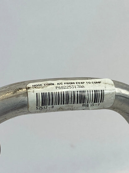 2012-2016 FIAT 500 1.4L AC SUCTION LINE HOSE PIPE CONNECTOR TUBE OEM P68225317AA