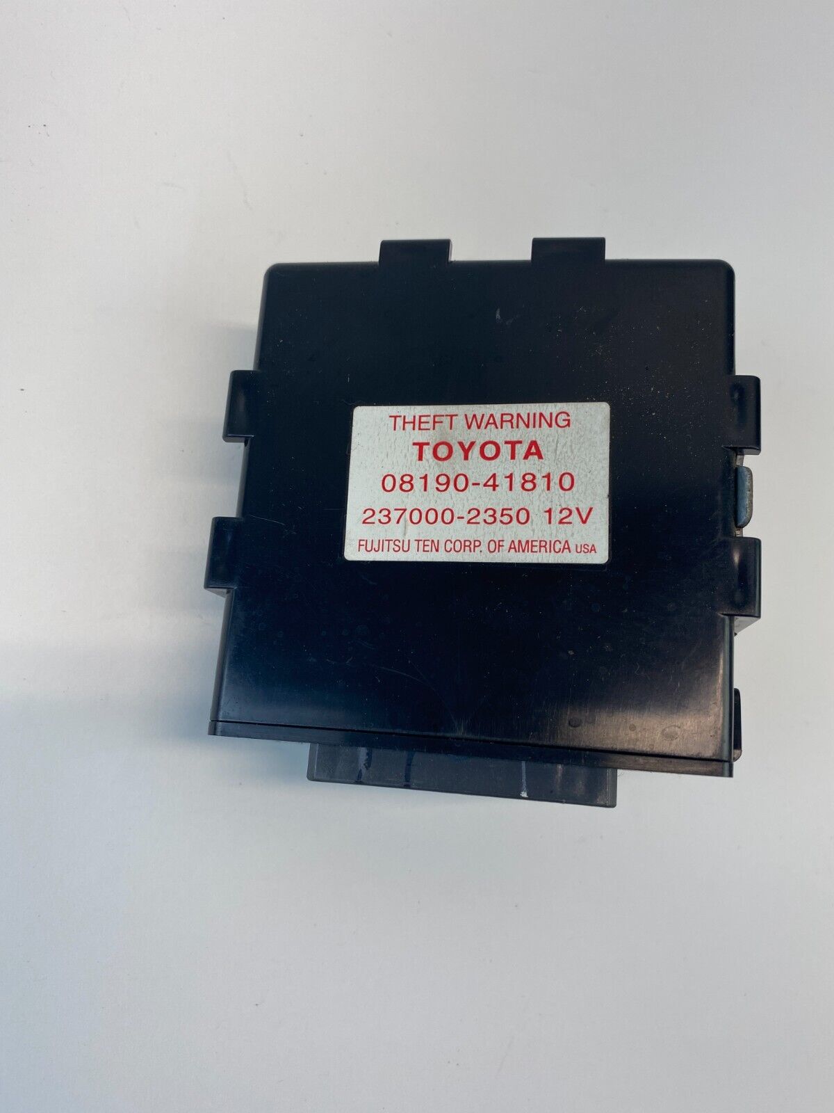 2000-2004 Toyota Avalon 3.0L Theft Warning Security Control Module 08190-41810