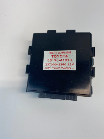 2000-2004 Toyota Avalon 3.0L Theft Warning Security Control Module 08190-41810