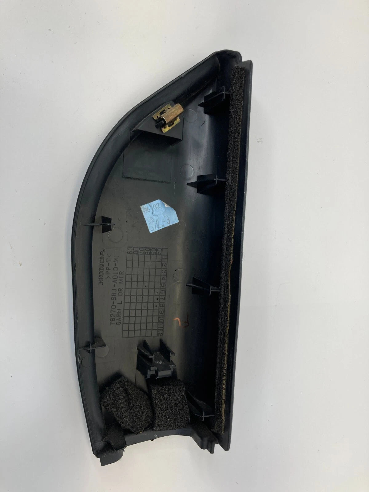 05-10 HONDA ODYSSEY FRONT LEFT DRIVER INNER CORNER MIRROR COVER 76270SHJA010 OEM