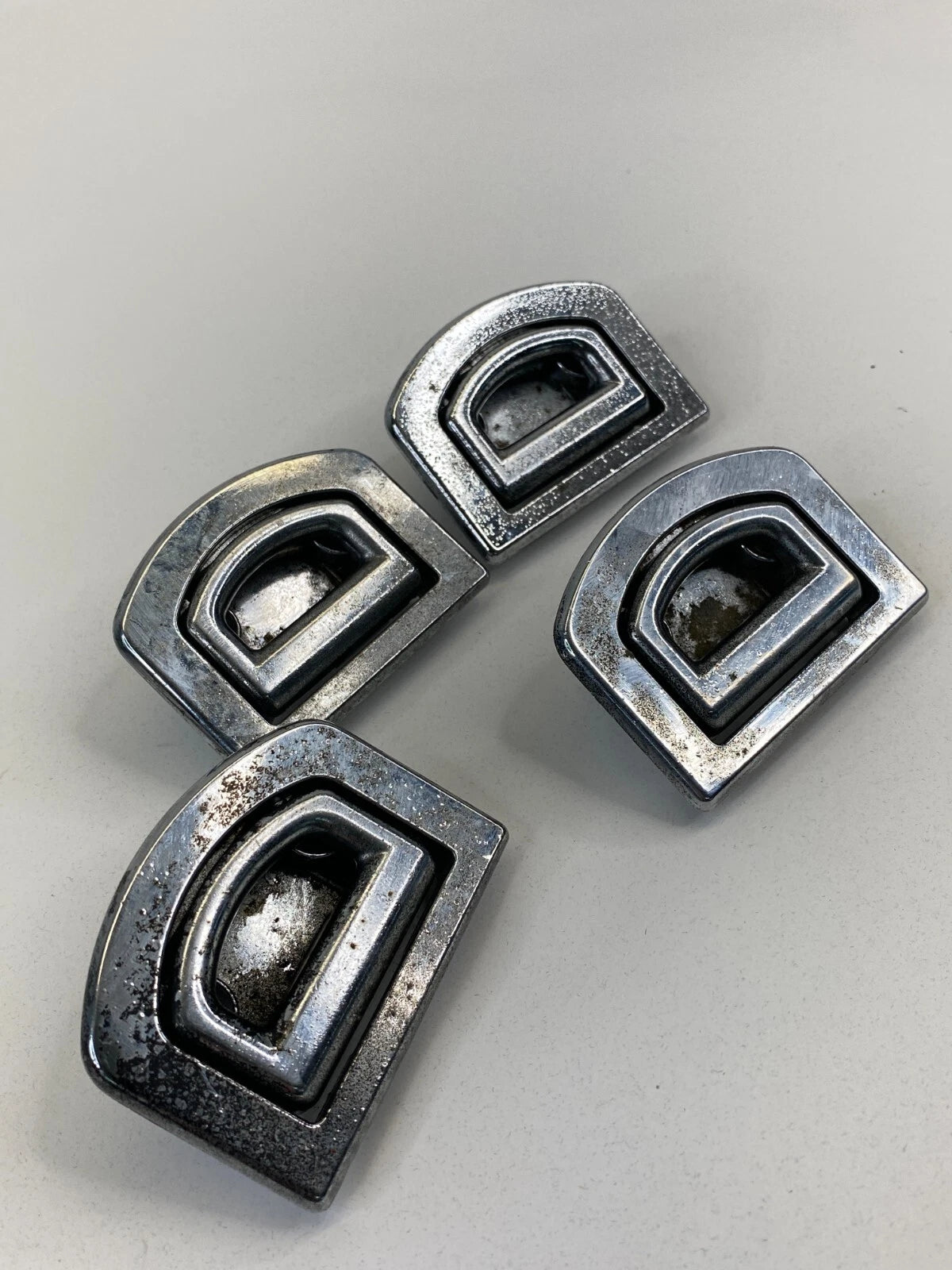 2006-2018 AUDI A6 TRUNK LUGAGGE TIE DOWN ANCHORS CARGO HOOKS SET OF 4 OEM