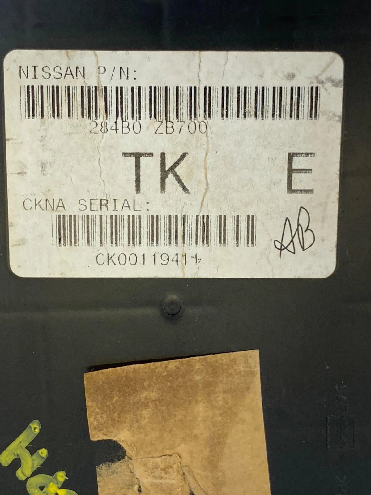 2005 2006 NISSAN ALTIMA BCM BODY CONTROL COMPUTER MODULE OEM 284B0-ZB700