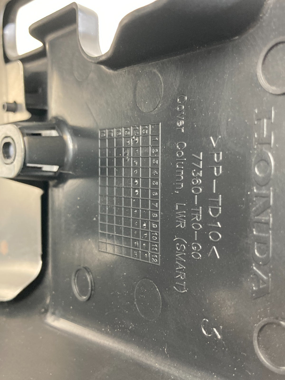 2014 2015 Honda Civic Upper & Lower Steering Column Cover Trim Shroud 77360-TR0