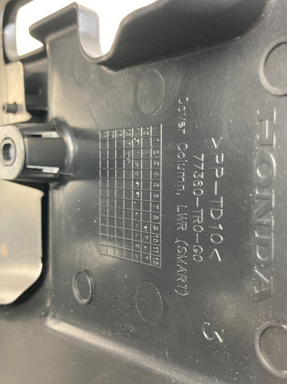 2014 2015 Honda Civic Upper & Lower Steering Column Cover Trim Shroud 77360-TR0