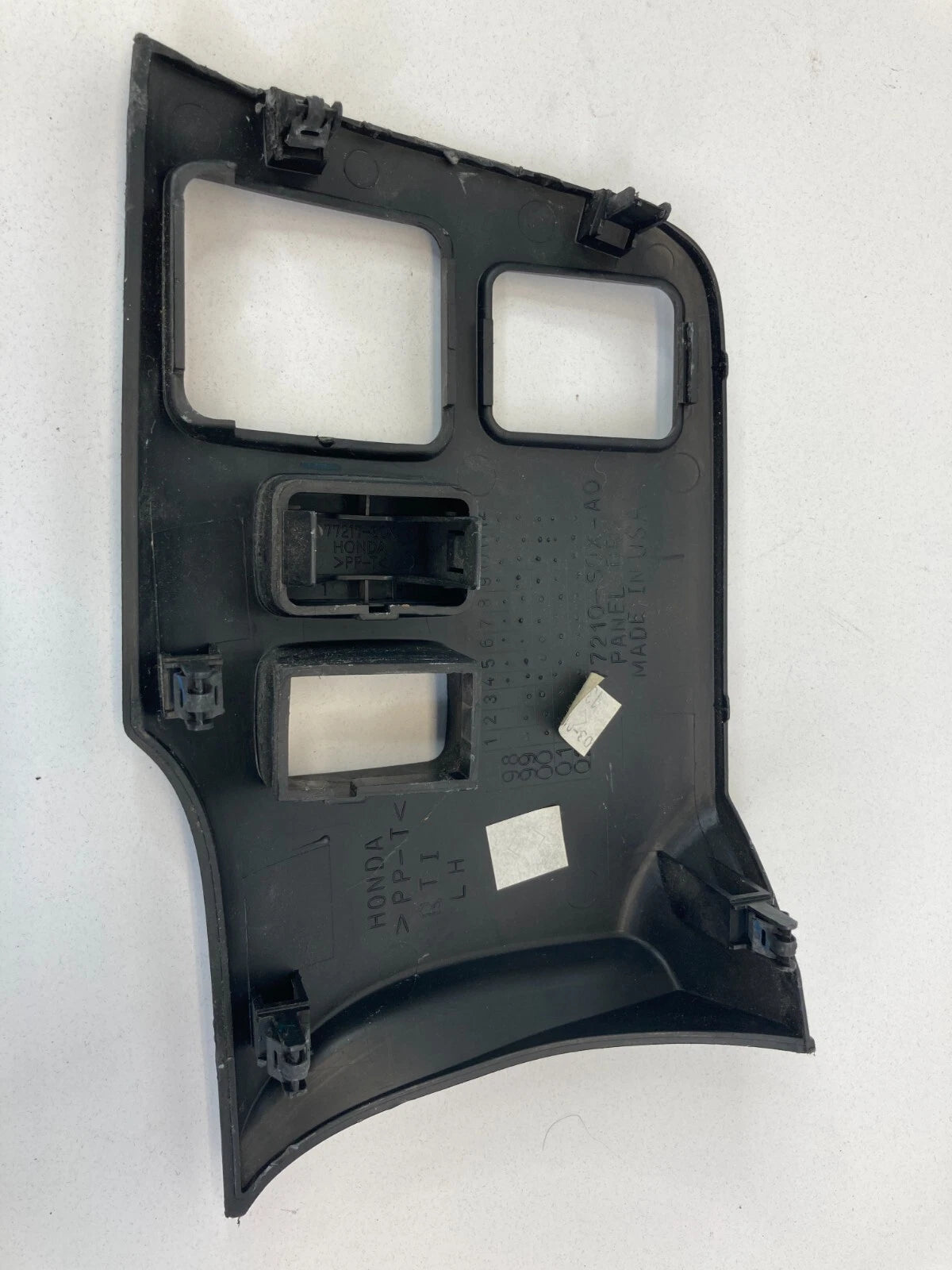 99-04 HONDA ODYSSEY LEFT DRIVER SIDE DASH MIRROR BEZEL TRIM PANEL 77210-S0X-A0