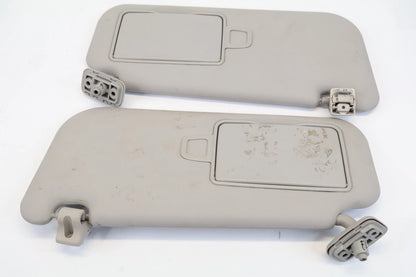 2010-2013 KIA SOUL SUNVISOR LEFT & RIGHT SUN VISORS SET PAIR SHADE GRAY OEM