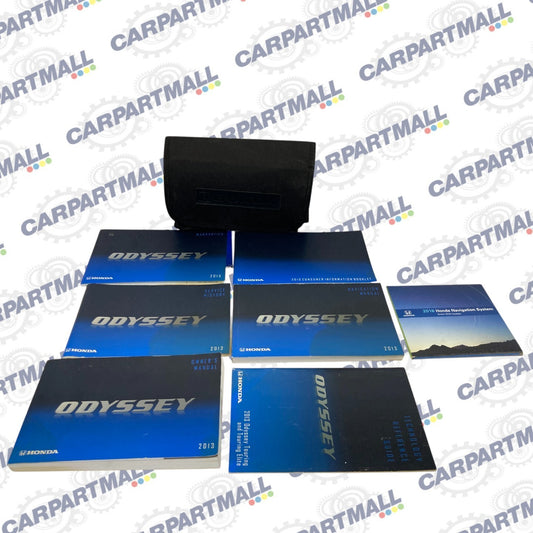 2013 Honda Odyssey Touring Owners Manual Navigation Book Information Set w/ Case