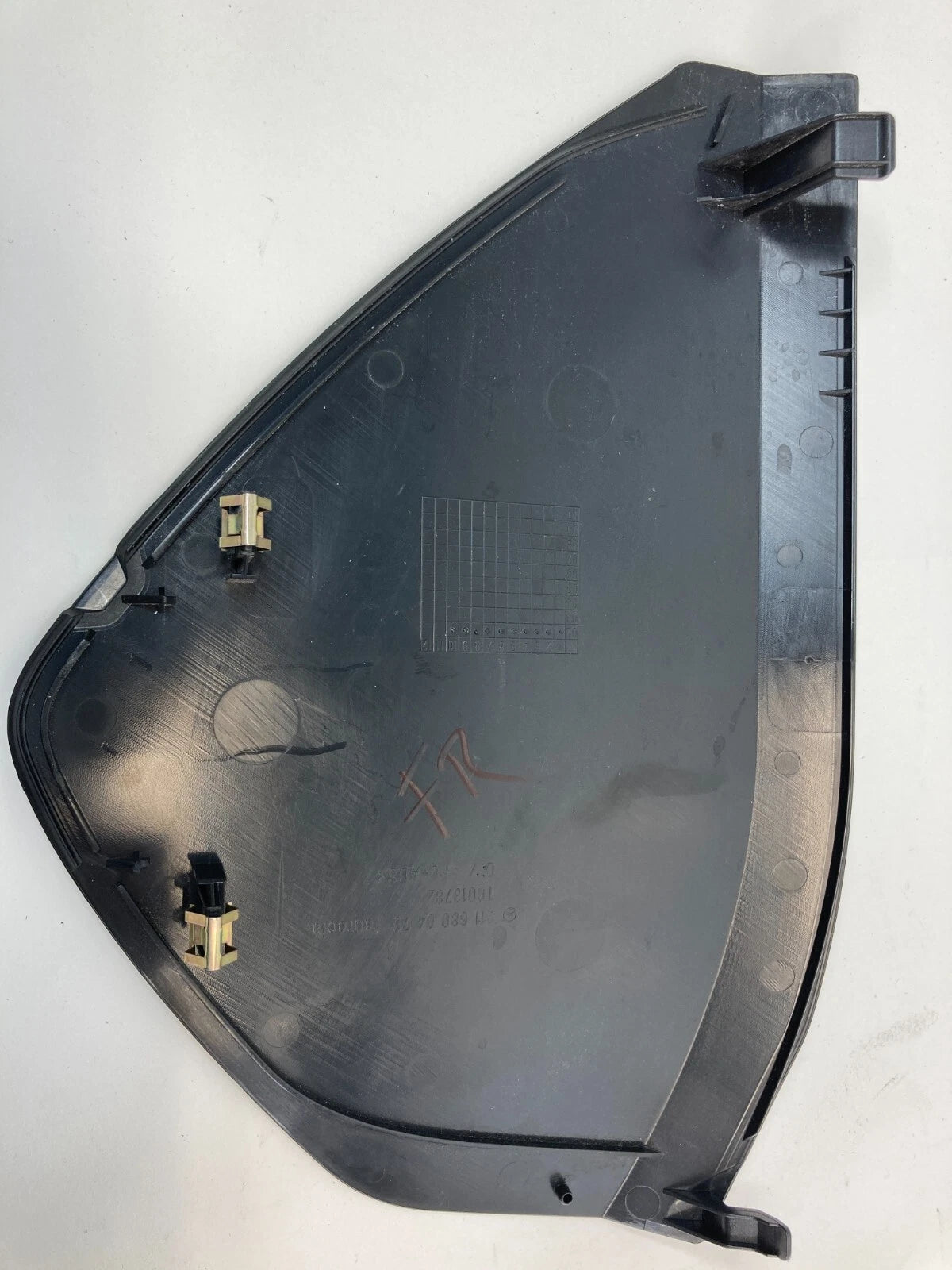 2000-2003 MERCEDES-BENZ E320 BLACK RIGHT PASSENGER DASH BEZEL END CAP 2116800478