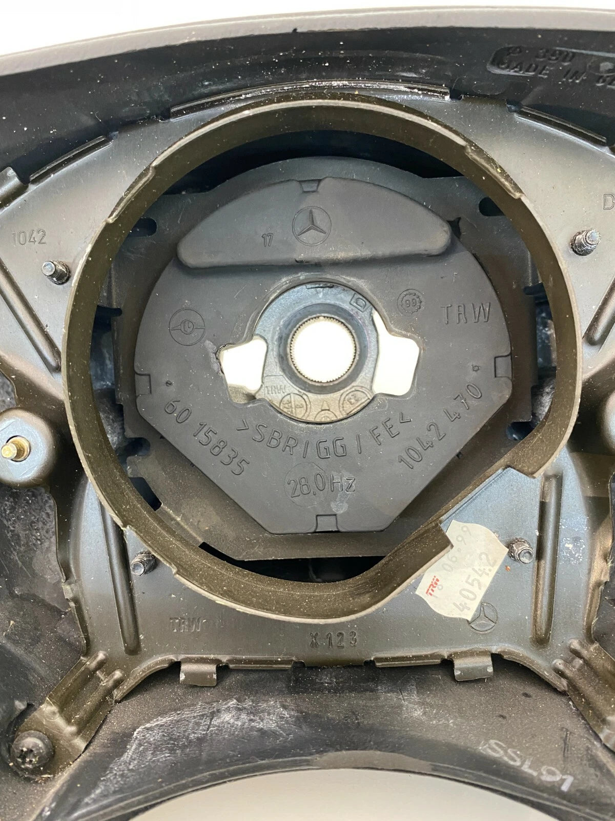 2000-2006 Mercedes-Benz S500 S430 Left Driver Steering Wheel Black 6015835 OEM