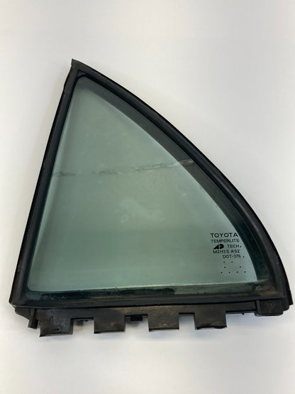 03-08 Toyota Corolla Sedan Rear Left Door Quarter Vent Window Glass 68189-02040