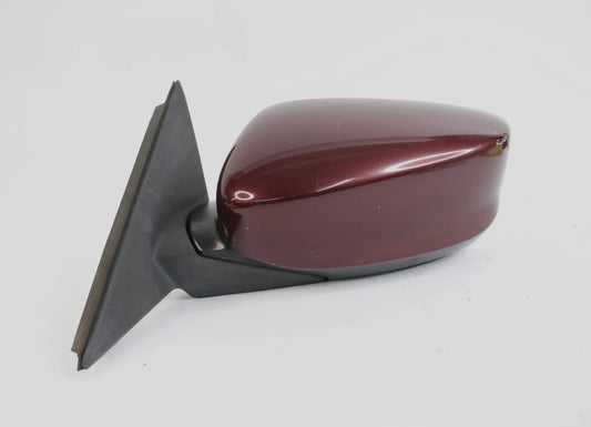 08-12 HONDA ACCORD SEDAN DRIVER LEFT SIDE VIEW POWER DOOR MIRROR RED PEARL OEM