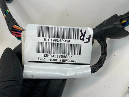 2007-2009 HYUNDAI SANTA FE FRONT RIGHT DOOR WIRRING HARNESS CABLE 91610-0W020