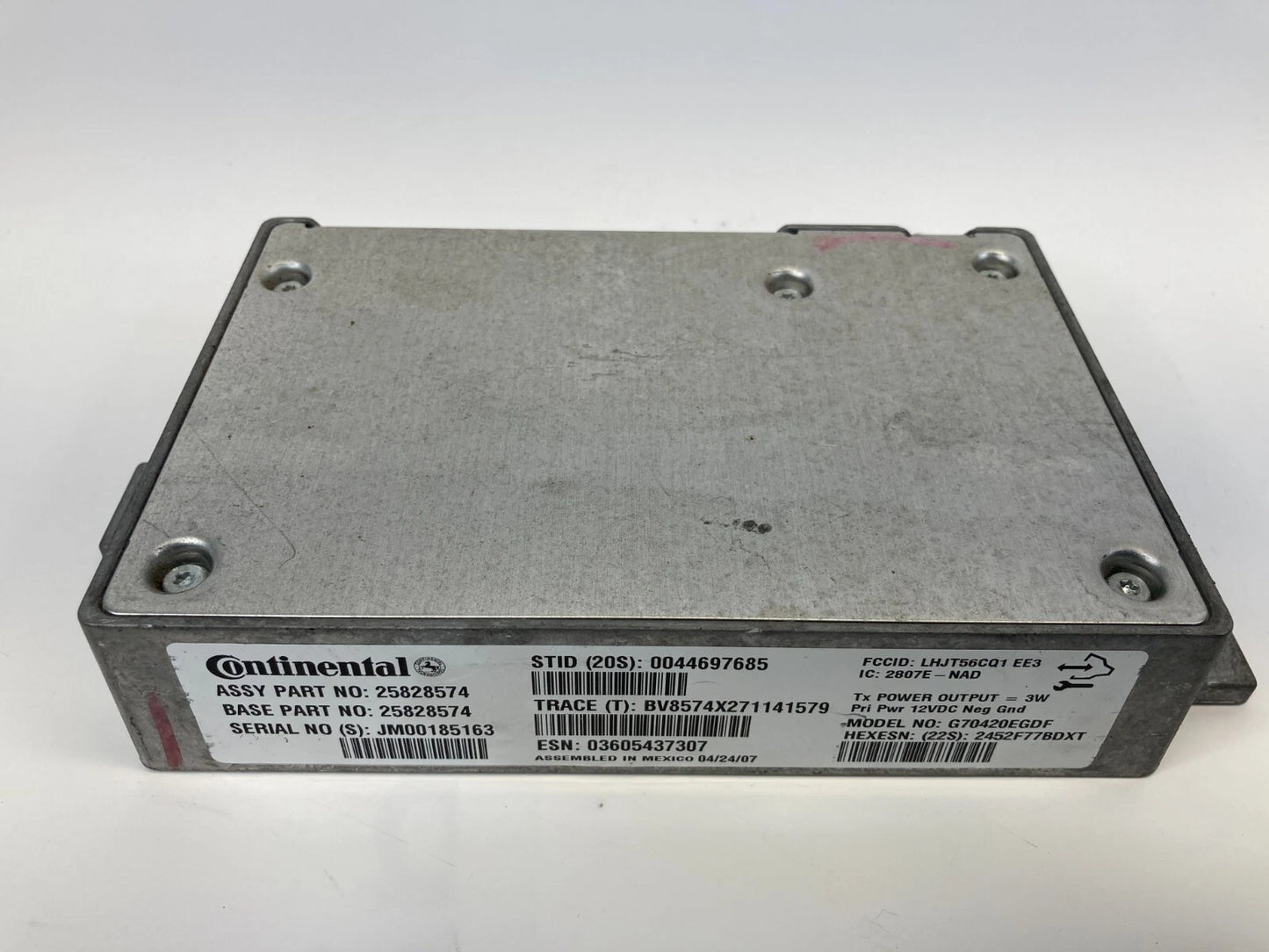 2007 2008 CHEVY IMPALA ONSTAR COMMUNICATION COMPUTER CONTROL MODULE OEM 25828574
